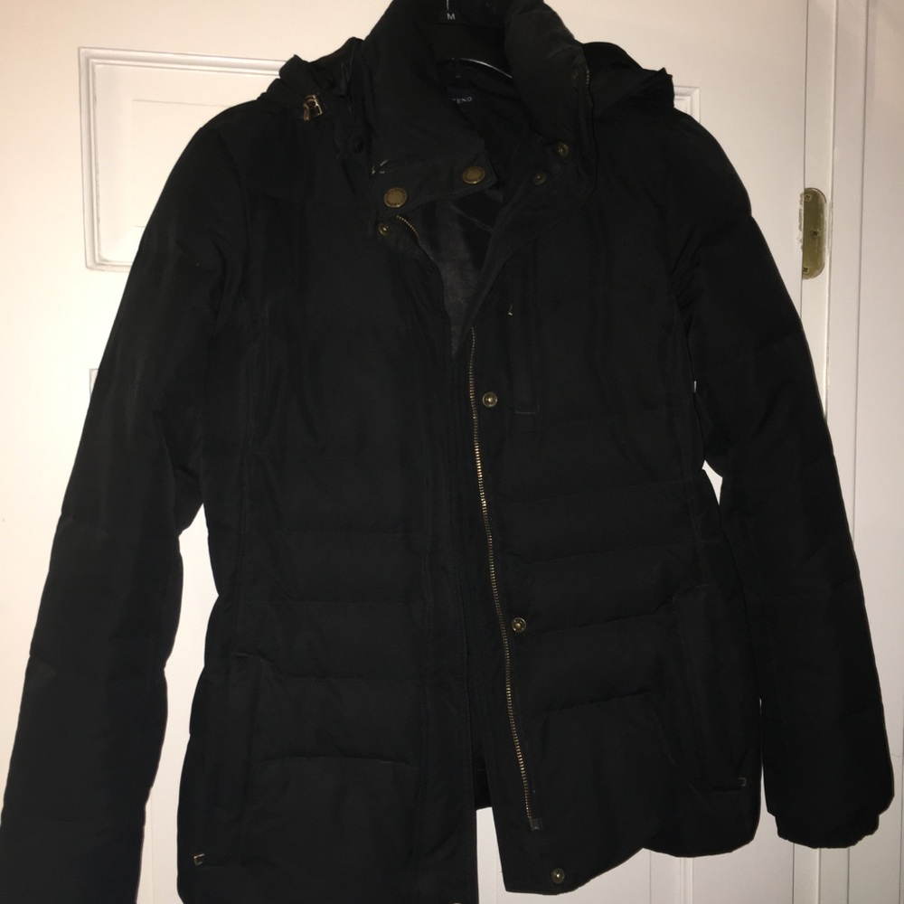 Lands end jacket with collar
